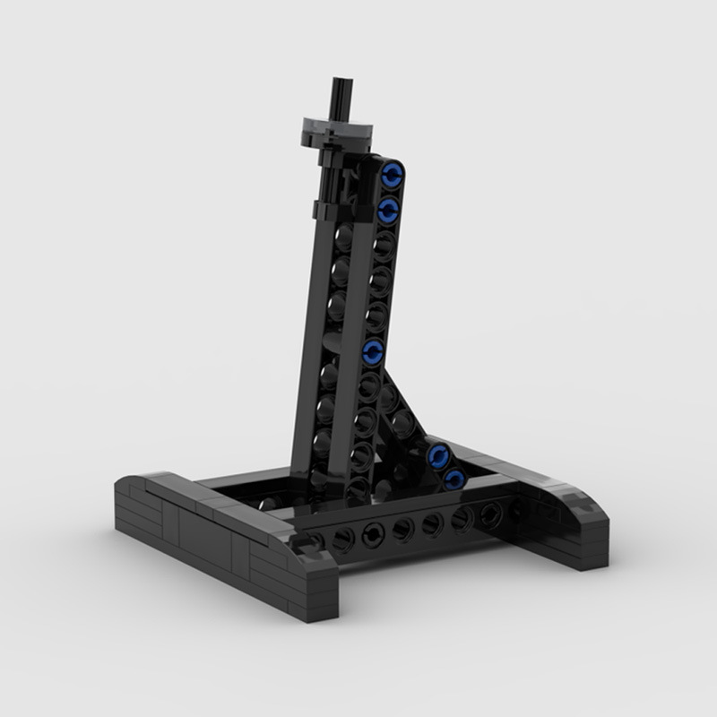 Modelo de suporte de lutador blocos de construção de montagem MOC criativos, brinquedos criativos DIY, um presente muito bom para amantes de blocos de construção