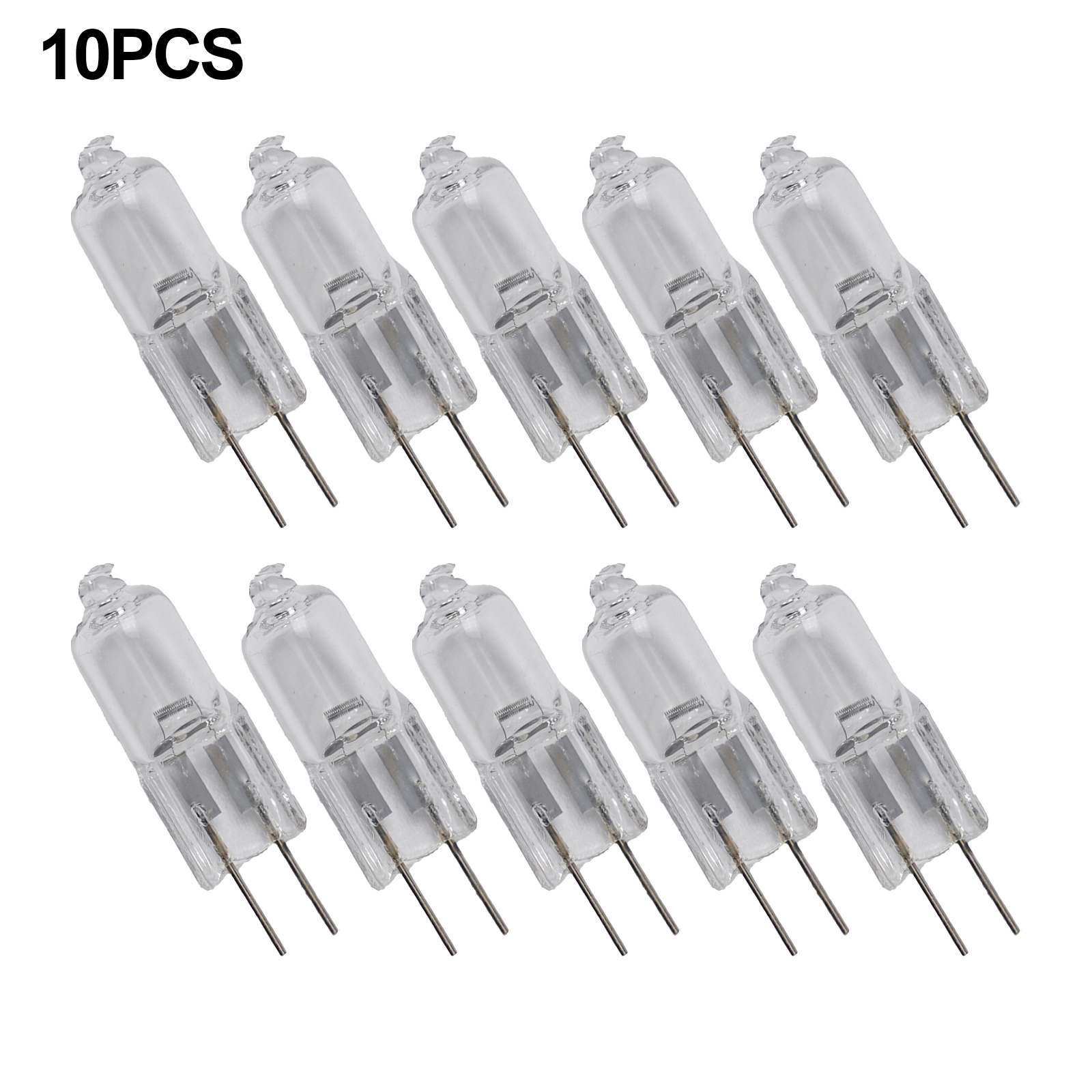 10 個ハロゲンランプ電球 G4 12V 2Pin 電球 5 ワット 10 ワット 20 ワット 30 ワット 50 ワットハロゲンビーズ交換ガーデンプール機器