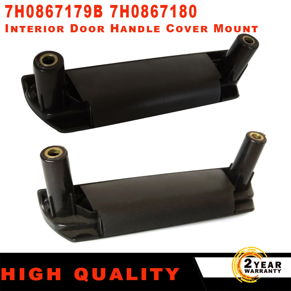 Nuovo Sinistra o Destra Porta Interna Maniglia Trim Copertura Nero ABS 7H0867179B 7H0867180B per VW T5 2003-2009 Accessori Auto
