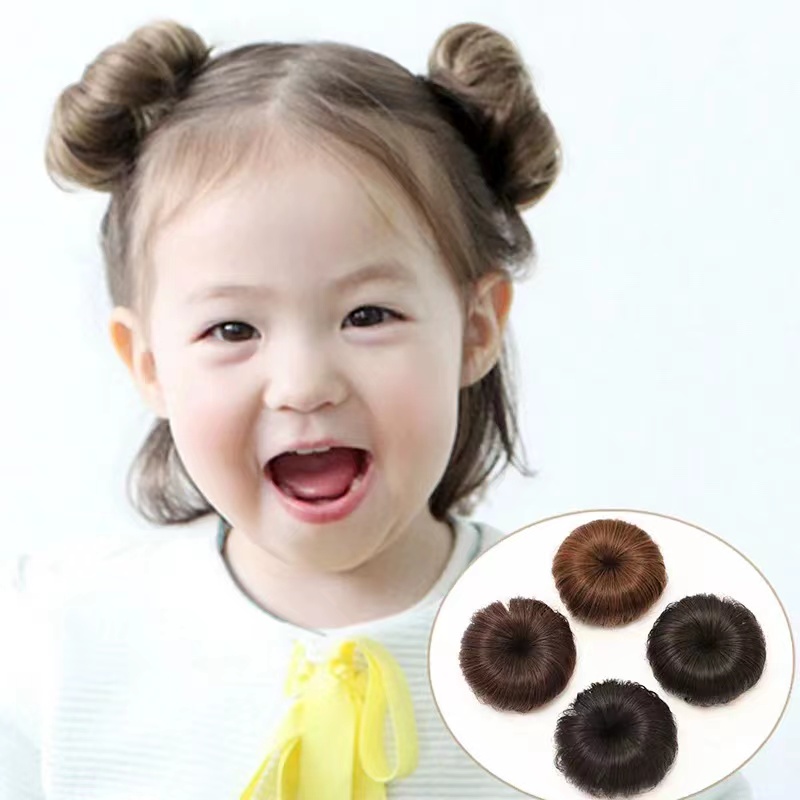 Peluca de bebé, pinzas para el pelo, peluca para niños, accesorio para la cabeza con Clip, bonita peluca para la cabeza para niños pequeños, peluca decorativa para la cabeza para 0-8 años