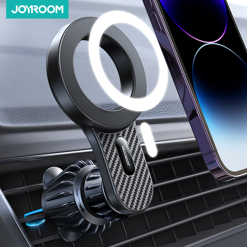 Joyroom Soporte magnético para teléfono para automóvil Soporte universal fuerte para teléfono con ventilación de aire para automóvil Compatible con iPhone Samsung LG Google Pixel, etc.