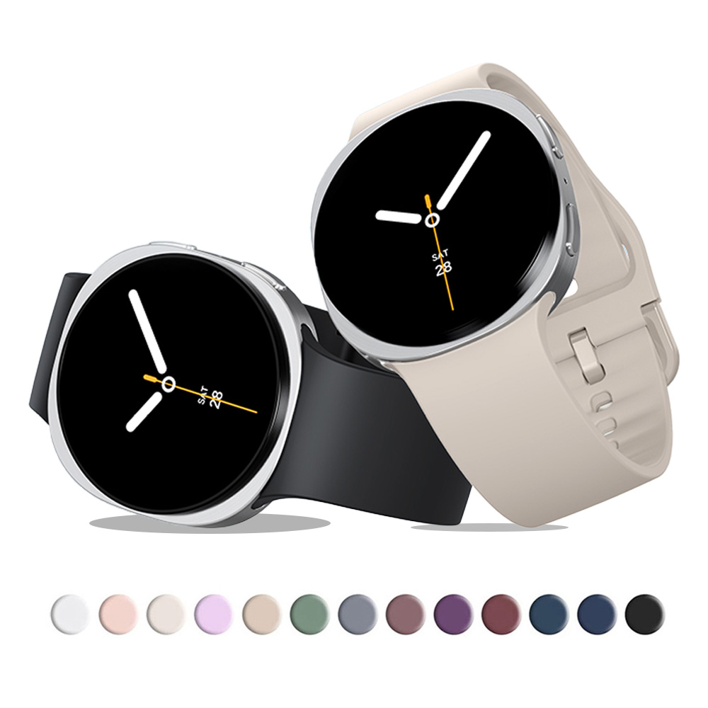 Correas deportivas para Samsung Galaxy watch 8, accesorios de 44mm, 40mm y 46mm, pulsera de silicona, Correa Galaxy watch 8, banda clásica