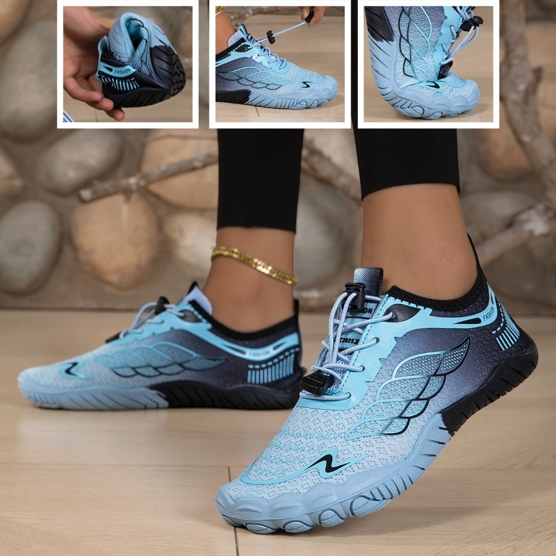 Unisex sneldrogende waterschoenen heren dames kleurrijk strand zwemmen surfen aan zee aquaschoenen paar blote voeten stroomopwaartse damesschoenen