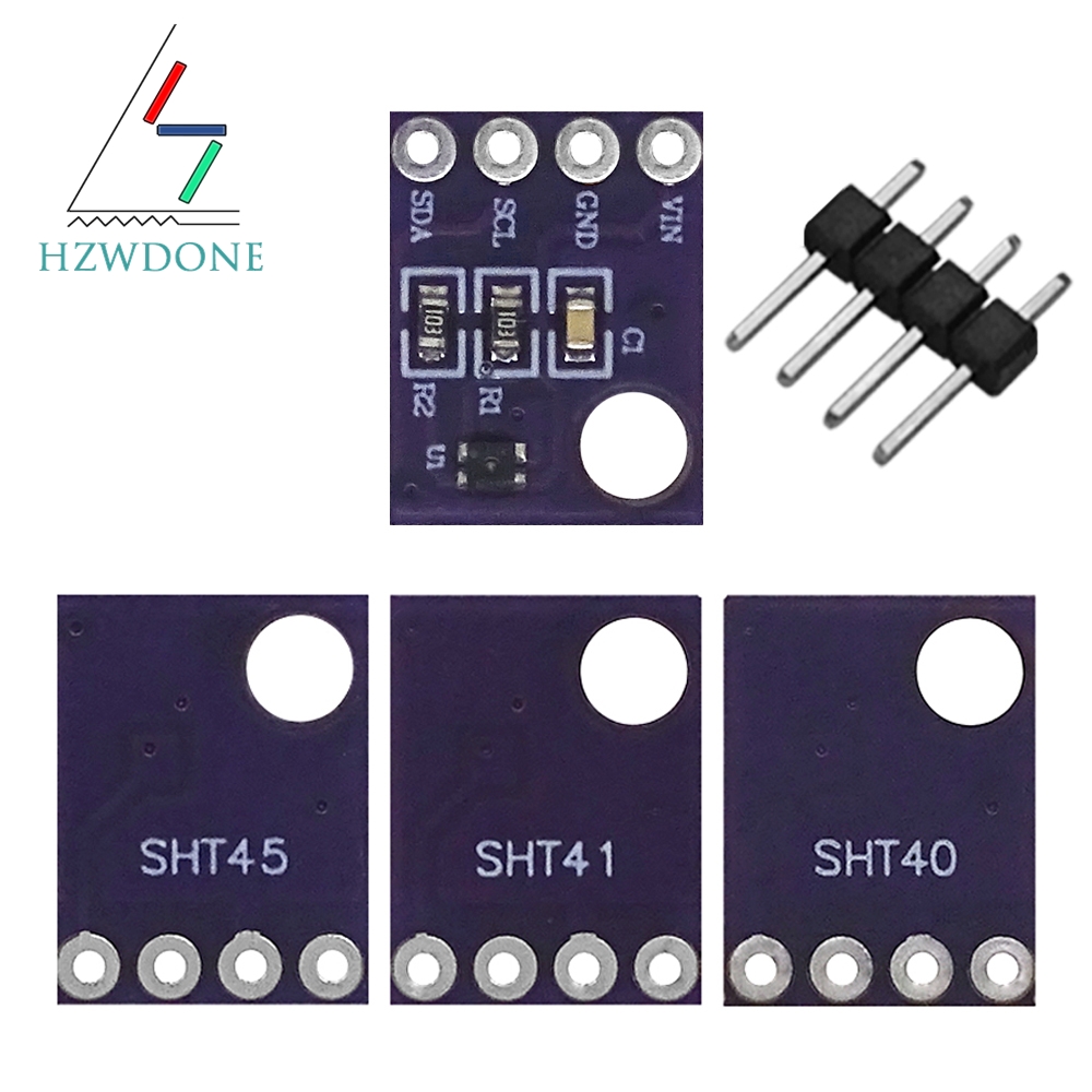 Módulo sensor de temperatura y humedad SHT40, SHT41, SHT45 de alta precisión para IoT, HVAC y monitoreo ambiental