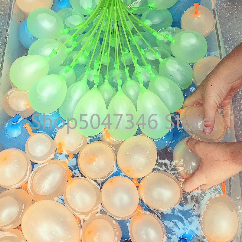 111 pçs balões de água pacote recarga engraçado verão brinquedo ao ar livre balão de água bombas verão novidade mordaça brinquedos para crianças