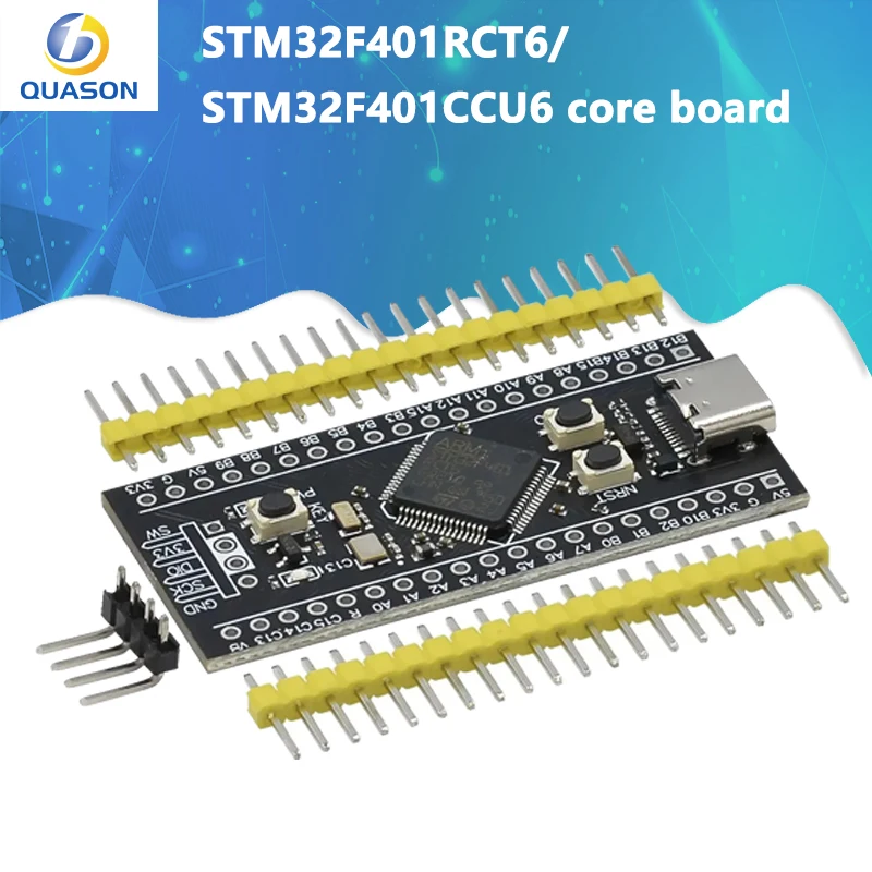 Placa de desarrollo de sistema mínimo STM32F401RCT6, módulo de placa de aprendizaje de núcleo ARM STM32, puerto tipo C