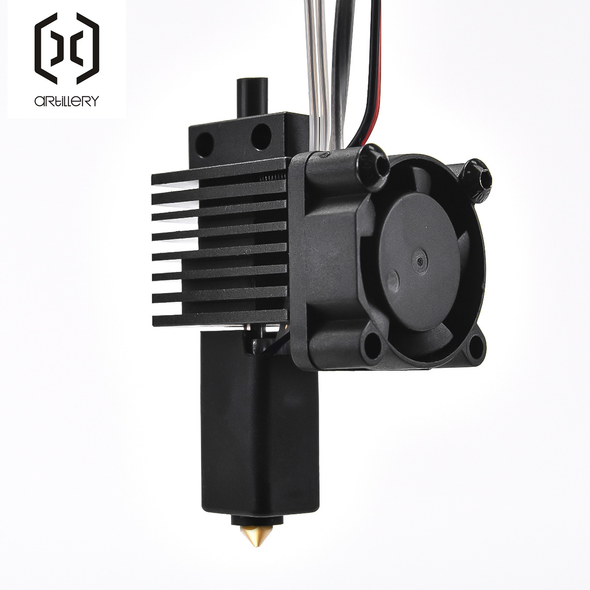 Drukarka 3D artyleryjna Sidewinder x3Plus/Pro zestaw gorącego końca wytłaczarki, radiator, wentylator rozpraszający ciepło, klej Wah, termistor, ogrzewanie