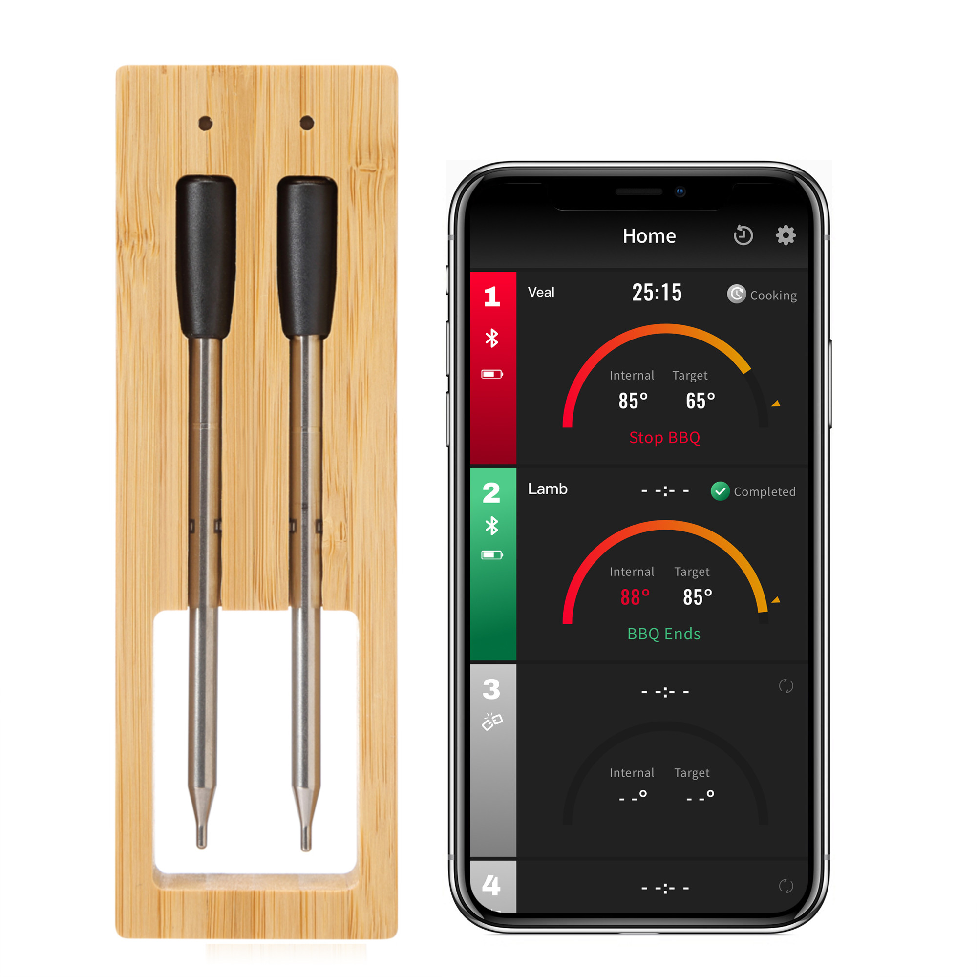 Il più nuovo termometro per alimenti per carne senza fili strumento di cottura da cucina forno grill bistecca barbecue misuratore di temperatura Bluetooth accessori per barbecue