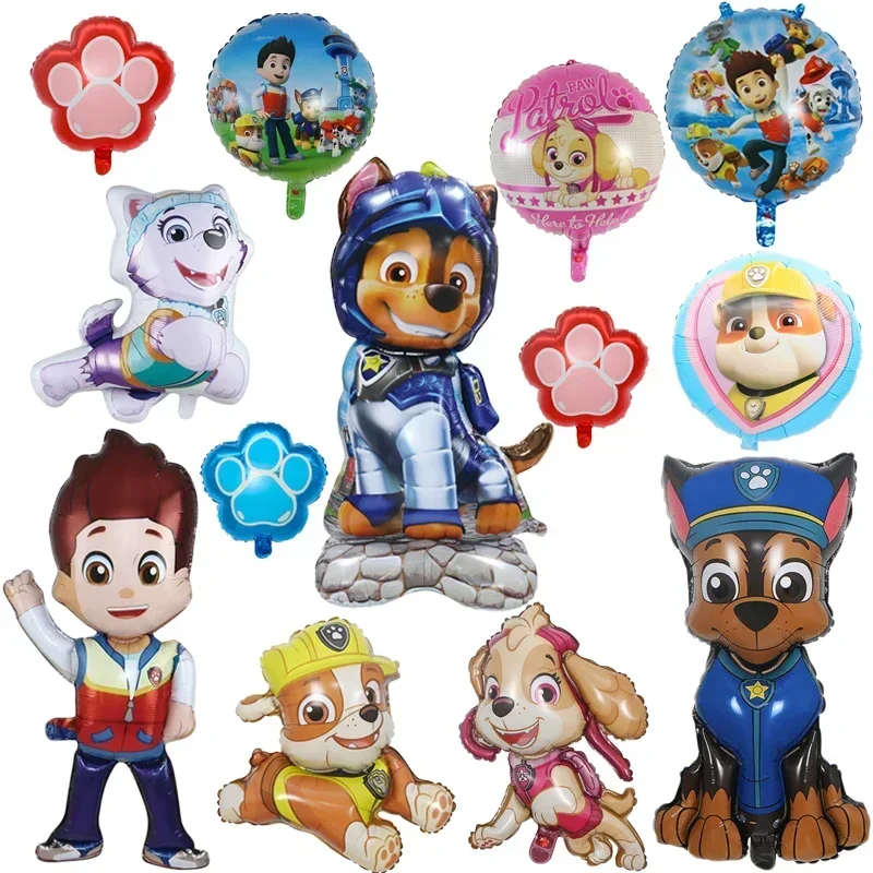 Paw Patrol Ballon Cartoon Ryder Chase Marshall Skye Rocky Robijn Zuma Everest Personage Diy Party Versiering Kinderspeelgoed Bal