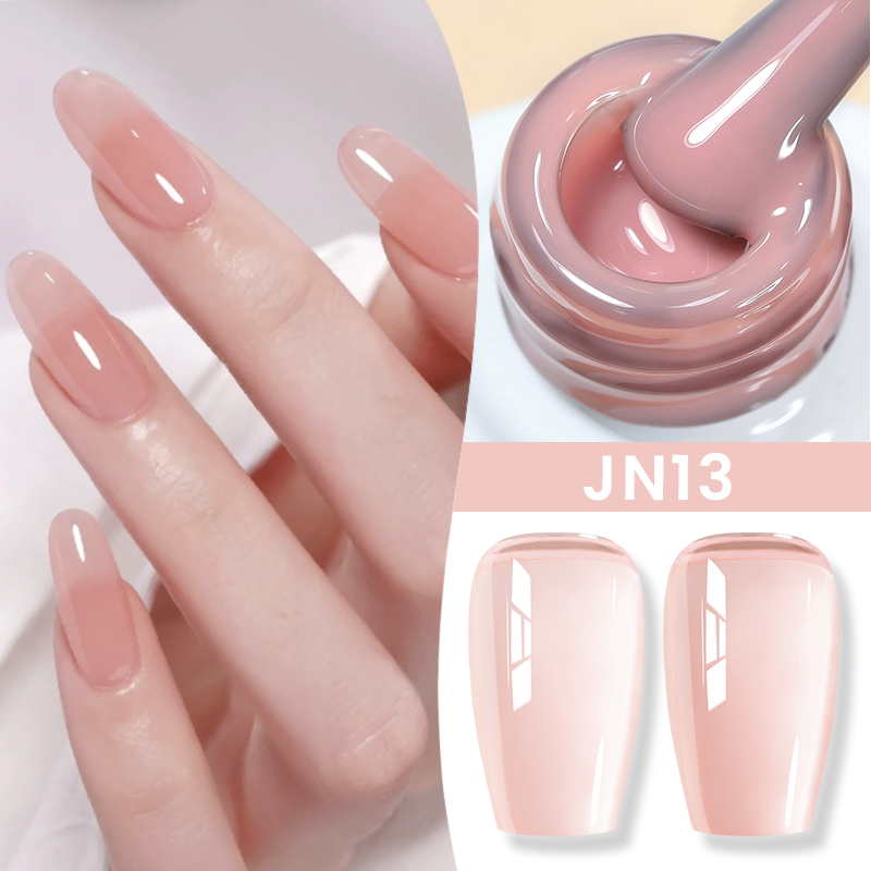 BORN PRETTY 83 색상 10ml 젤리 누드 젤 매니큐어 가을 앰버 세미 투명 매니큐어 UV LED 네일 젤 바니시