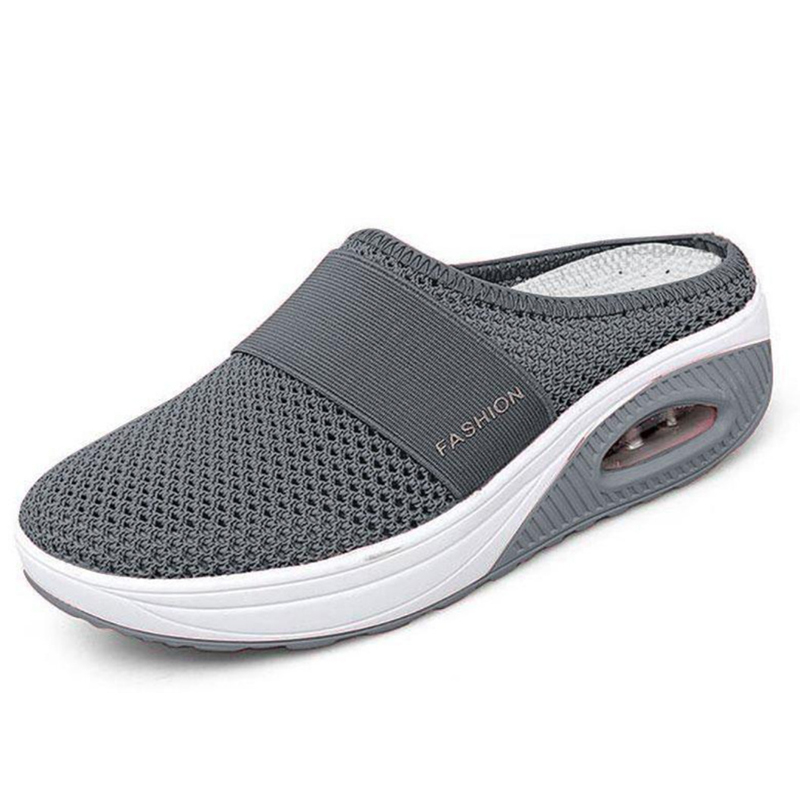 Sandal Wedge Wanita Baru Premium Anti Selip Vintage Sepatu Platform Retro Ukuran Besar Sandal Ortopedi Diabetes