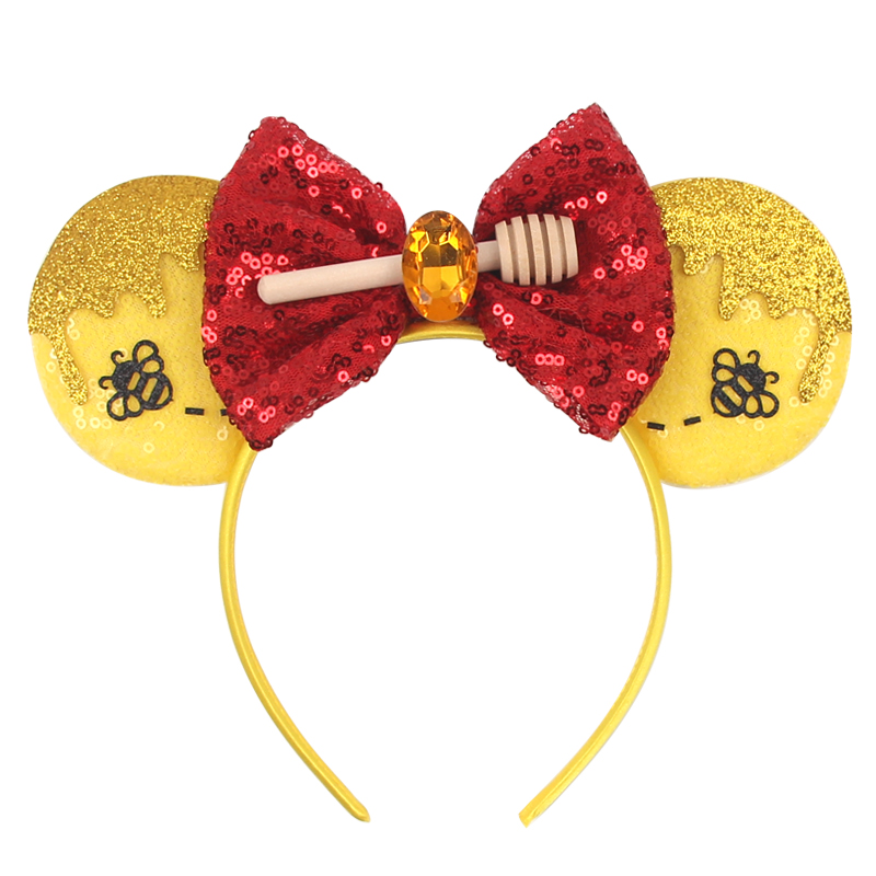 2026 Leeuwenkarakter Muisoren Hoofdband voor Kinderfeestjes Festival Cosplay Dierenrijk Haaraccessoires Pailletten Strik Haarband