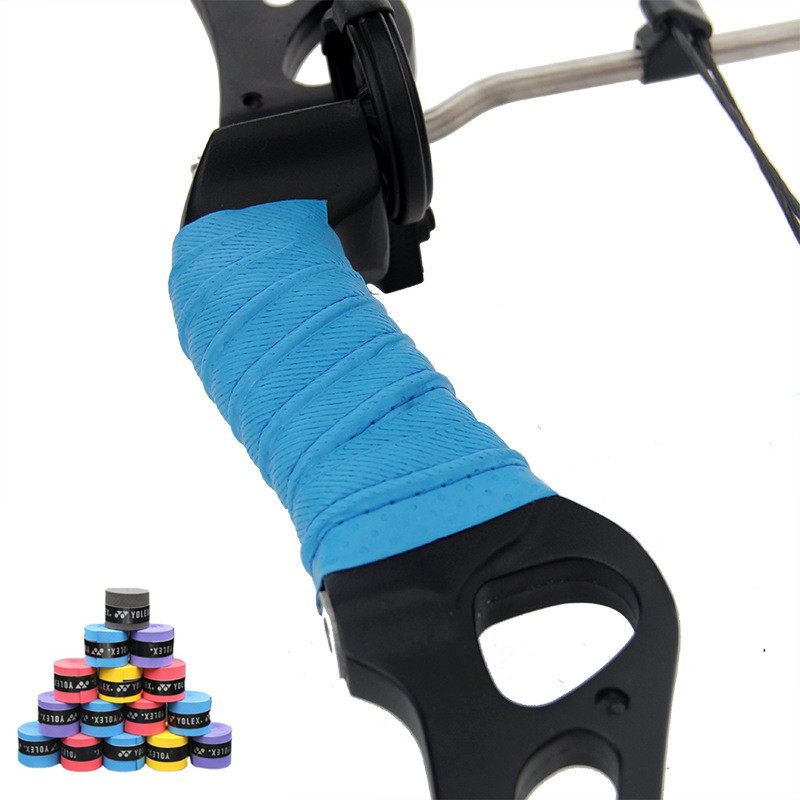 2PC Bogen Riser Band Band Bogenschießen Absorbieren Schweiß Band Nicht-Slip Stretchy Griff Grip Bogen Riser Band band Seil Wrap Schock Absorbieren
