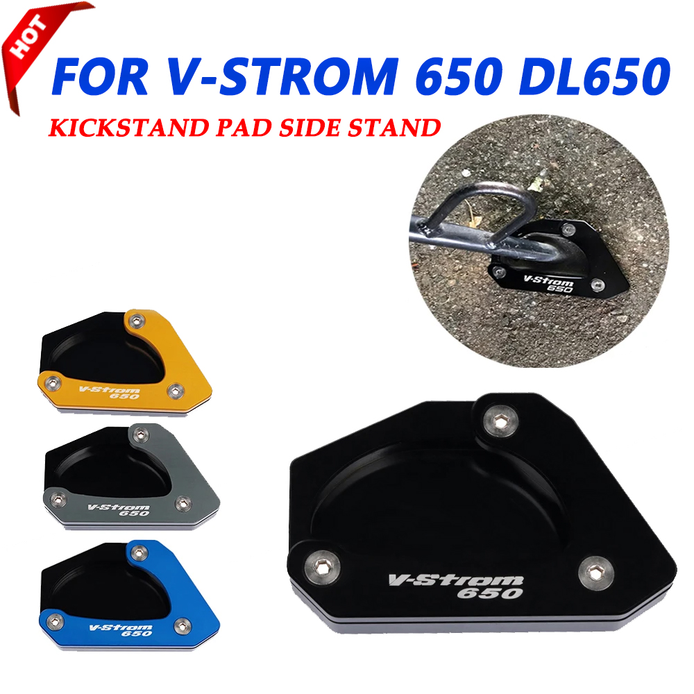 Pour Suzuki DL650 v-strom 650 VStrom DL 650 2004-2024 2022 2023 moto CNC béquille support latéral Vergroter Plaat rallonge