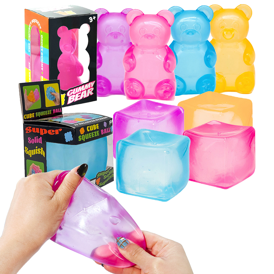 Schylling Needoh Nice Cube Sensorische Fidget Cube Stressverlichting Angst Sensorisch Hulpmiddel voor Focus ADHD & Kantoorbureau Kalmerende Gadget
