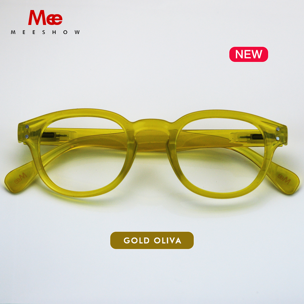 Marca Meeshow, gafas de lectura, montura de cristal Retro para mujer, gafas de marca con estilo europeo para hombre, gafas Oliver + 1,75 Lesebrille 1513