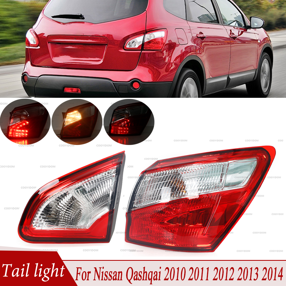 Dla Nissan Qashqai 2010 2011 2012 2013 2014 Wersja UE Tylne światło hamowania Tylne światło kierunkowskazu Światło przeciwmgielne Zespół lampy tylnej
