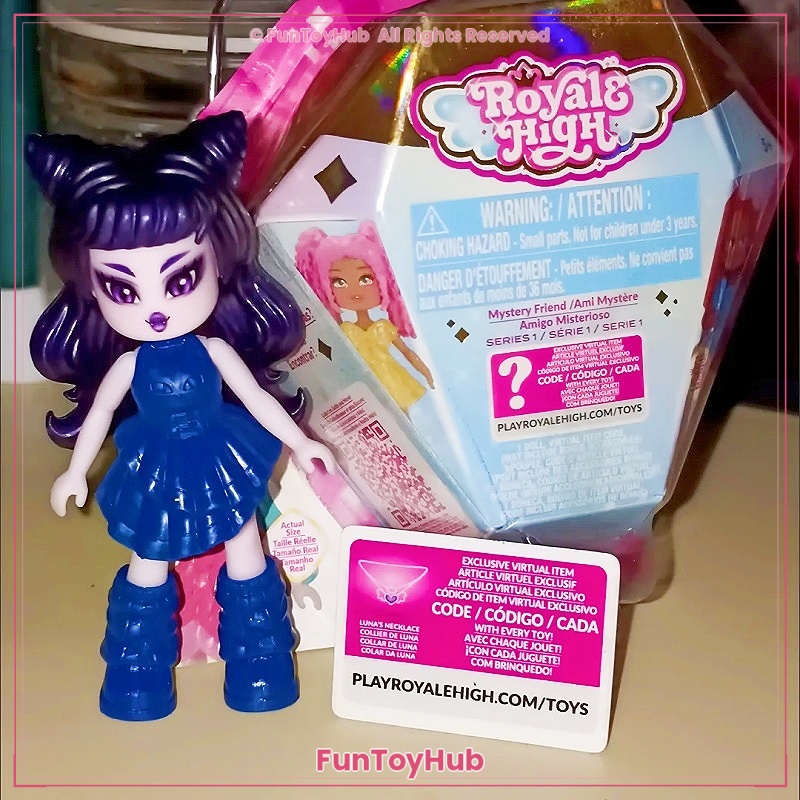 В наличии: Набор-сюрприз Royale High School Blind Box с игровым кодом и подтверждающим элементом, фигурка принцессы, милый подарок для девочки.