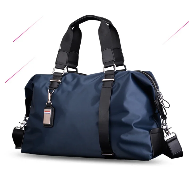 BJIAX-Bolso de viaje corto de gran capacidad para hombre y mujer, bolsa de lona de nailon, bolsa de viaje para Fitness