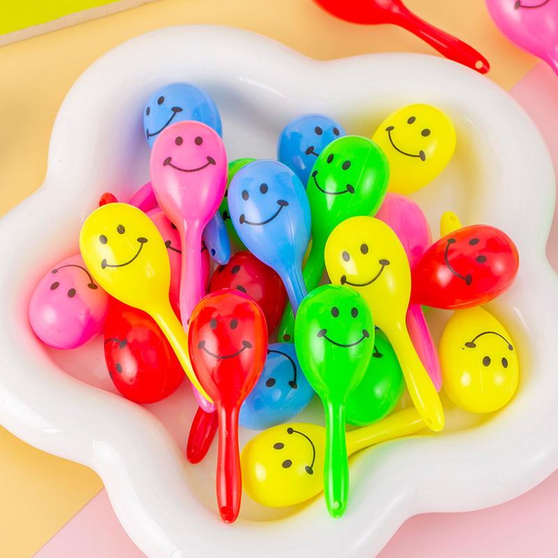 20 pçs colorido mini maracas areia martelo chocalho shaker brinquedos para crianças festa de aniversário favores presentes do chuveiro do bebê enchimentos pinata