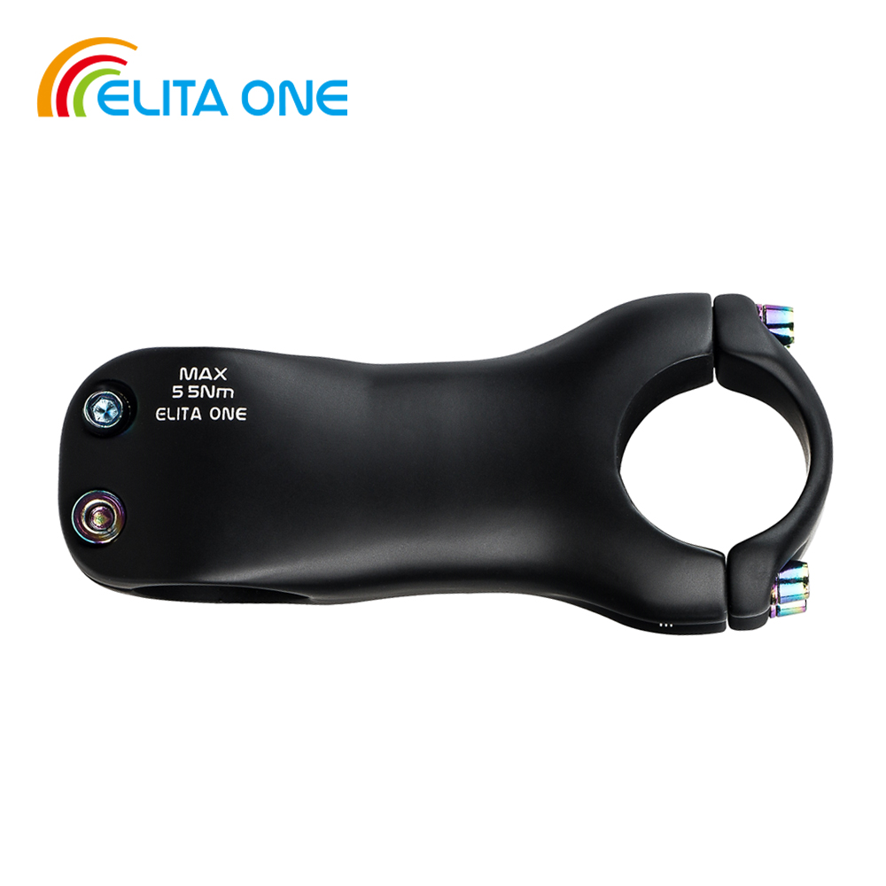 Stem sepeda T1000 ultra ringan, Stem sepeda MTB 6/17 derajat, Stem sepeda jalan karbon 31.8mm, Stem 70/80/90/100/110/120mm, Stem sepeda Matt
