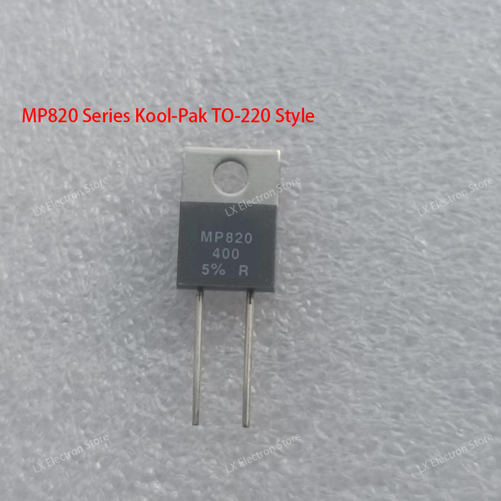 Résistances MP820-400-10% MP820-470.0-5% MP820-400-5% MP820-200-10% MP820-200.0-5% pour Caddock, 1 ou 2 pièces