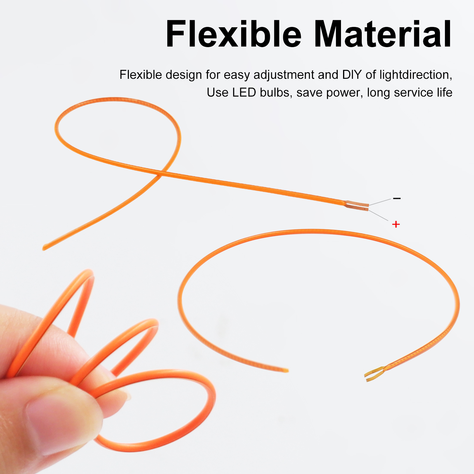 Free Cut 25mm 80mm 128mm 190mm 300mm COB LED Flexible Filament DC 3V Retro Edison Bulb Lamp Parts LED Diode Light Strip Decor
