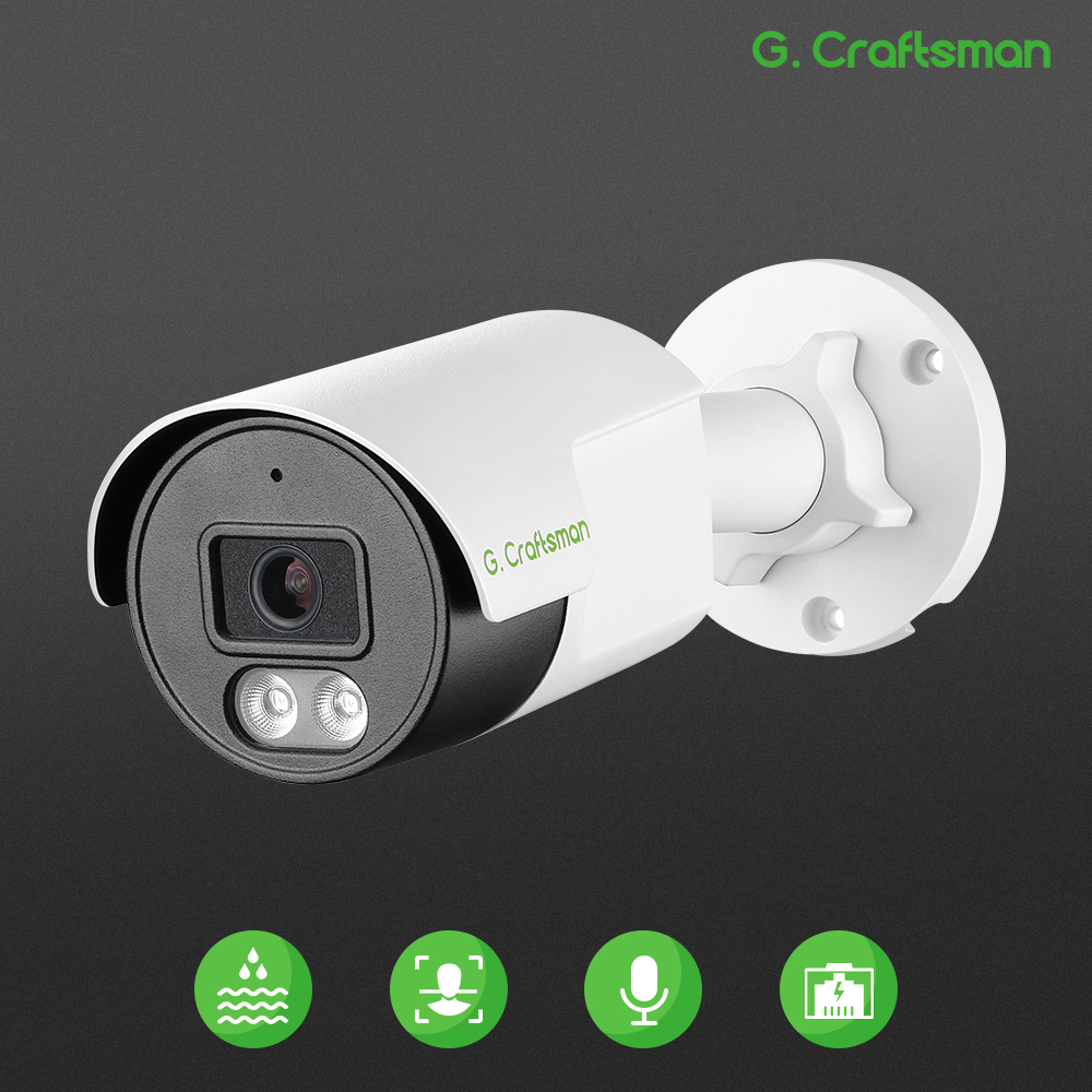 G.Craftsman, IP-камера, 6MP, POE,объектив 2,8 мм, ИК Ночное Видение, видеонаблюдение, безопасность, XMEYE