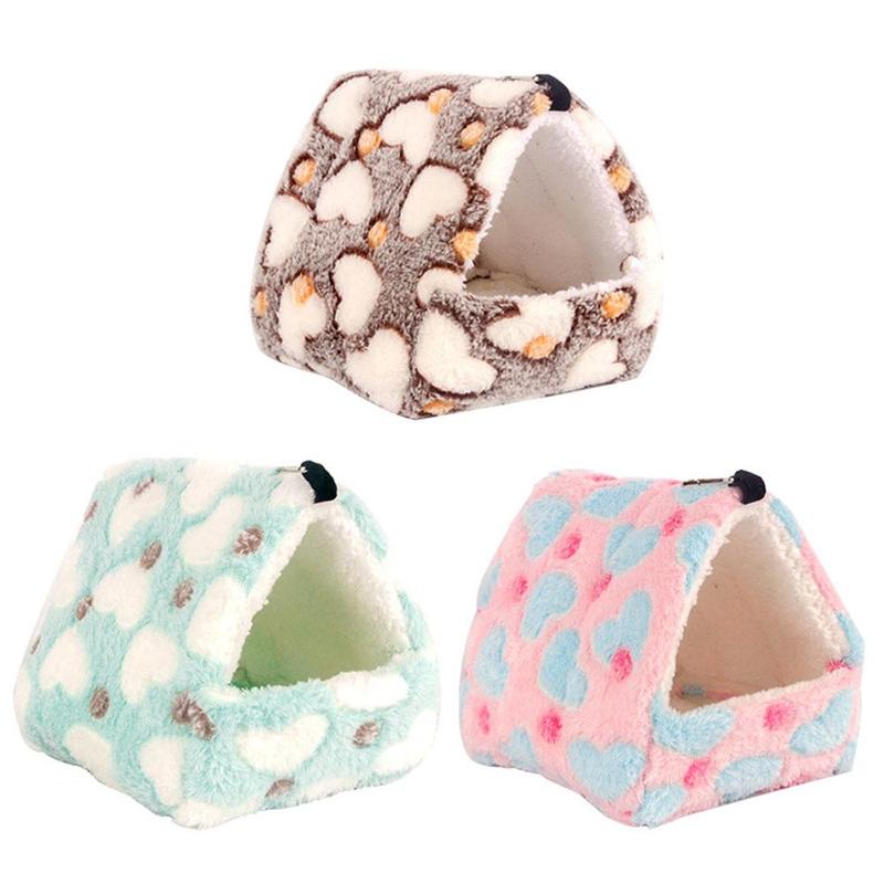 Caverna de rede de pelúcia para papagaio, ninho quente para pássaros, confortável pet house, acessórios de rede, inverno