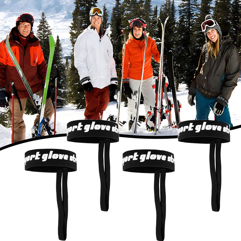 Sport Handschuhe Sicherheitsgurt Männer Frauen Ski Handschuhe Elastische Handgelenk Leine Handschellen Elastische Ski Handschuh Strap Ski Sport Mithelfer