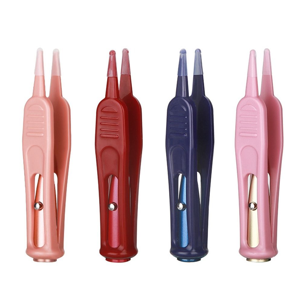 Bebê fórceps seguro com luz LED, Dig Booger Clip, ouvido limpo, nariz, umbigo, pinças, suprimentos de limpeza, bebês