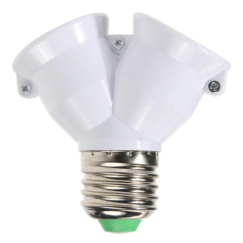 Portalámparas E27 2 en 1, portalámparas e27, adaptador divisor de casquillo, Base de luz para bombilla LED, novedad de 2022