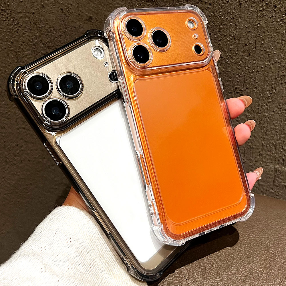 Роскошный прозрачный силиконовый чехол для телефона для iPhone 17 16 Pro Max 15 14 13 12 11 Pro Max Air 16E X XS 7 8 Plus, противоударный чехол