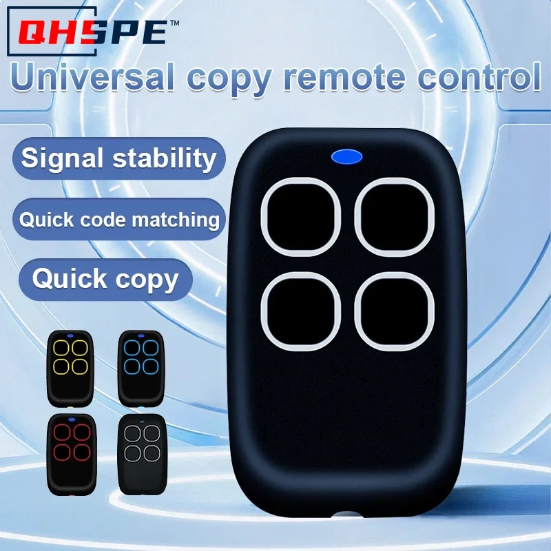 1-5 차고 문 원격 제어 복사기 286MHz-868MHz 다중 주파수 코드 그래버 클론 게이트 키 Fob 명령 핸드 송신기