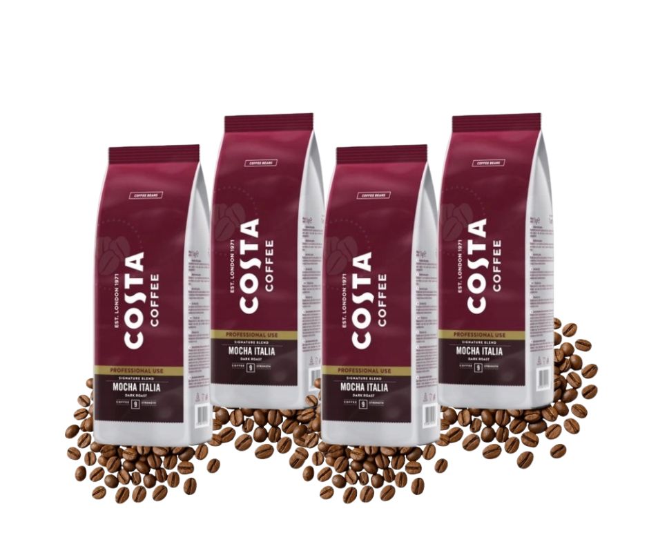Kawa ziarnista Costa Pro zestaw Signature Dark zestaw 4x1kg