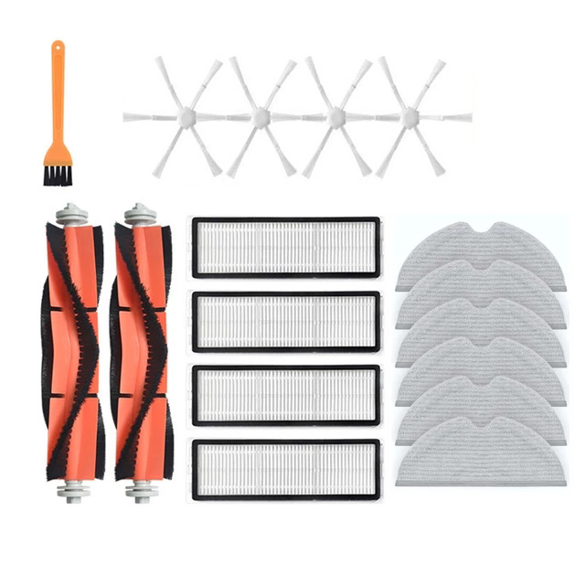 Nuevo cepillo principal, cepillos laterales con filtro Hepa, paño de mopa completo para Xiaomi Mi Robot aspirador Mop 2 STYTJ03ZHM, piezas de aspiradora