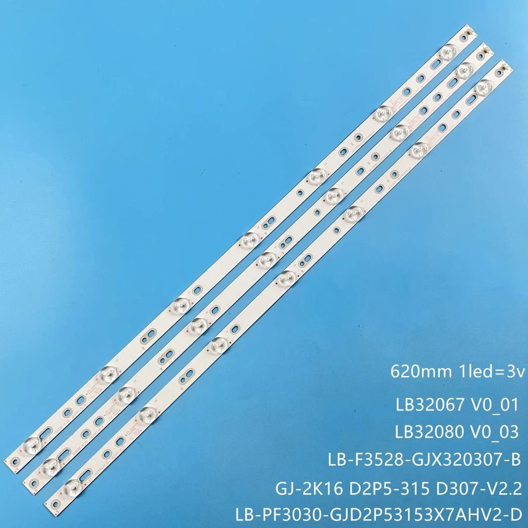 LED backlight strip(3)for 32PFT4100 32PFK4309 32PHT4319 32PHH4100 32PFT5500 32PFH4100 32PFH4309 32PHT4319 KDL-32R300B 32PHT4509