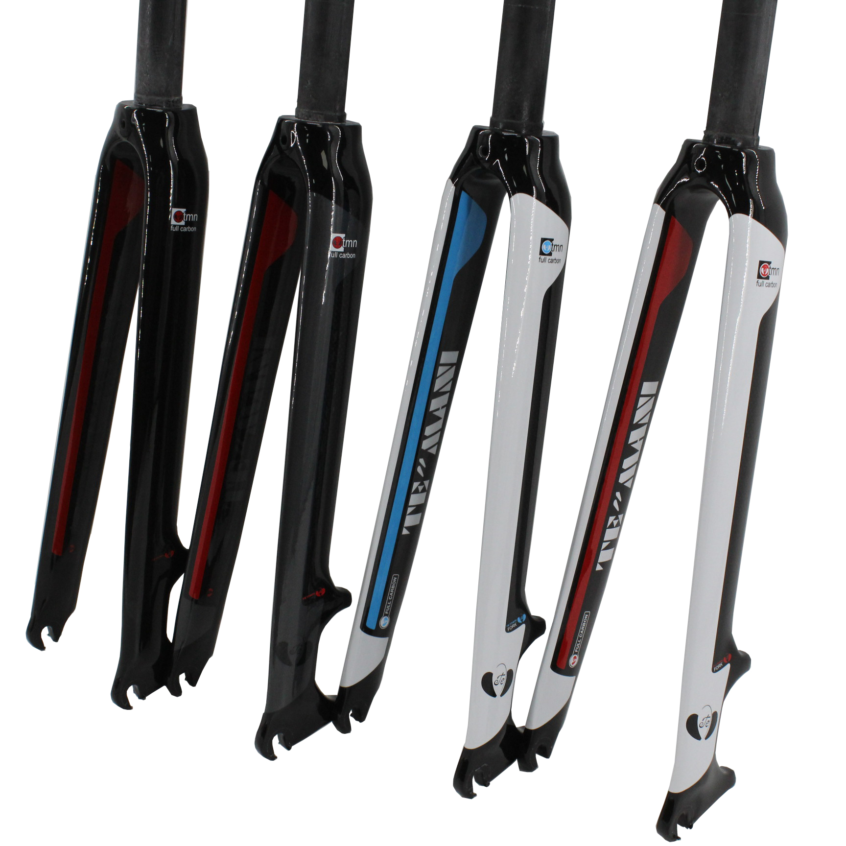 Temani-Full Garfo De Freio A Disco De Fibra De Carbono, Road Bike, 3K, carbono duro, garfo dianteiro de bicicleta, 4 cores, mais novo, 700C