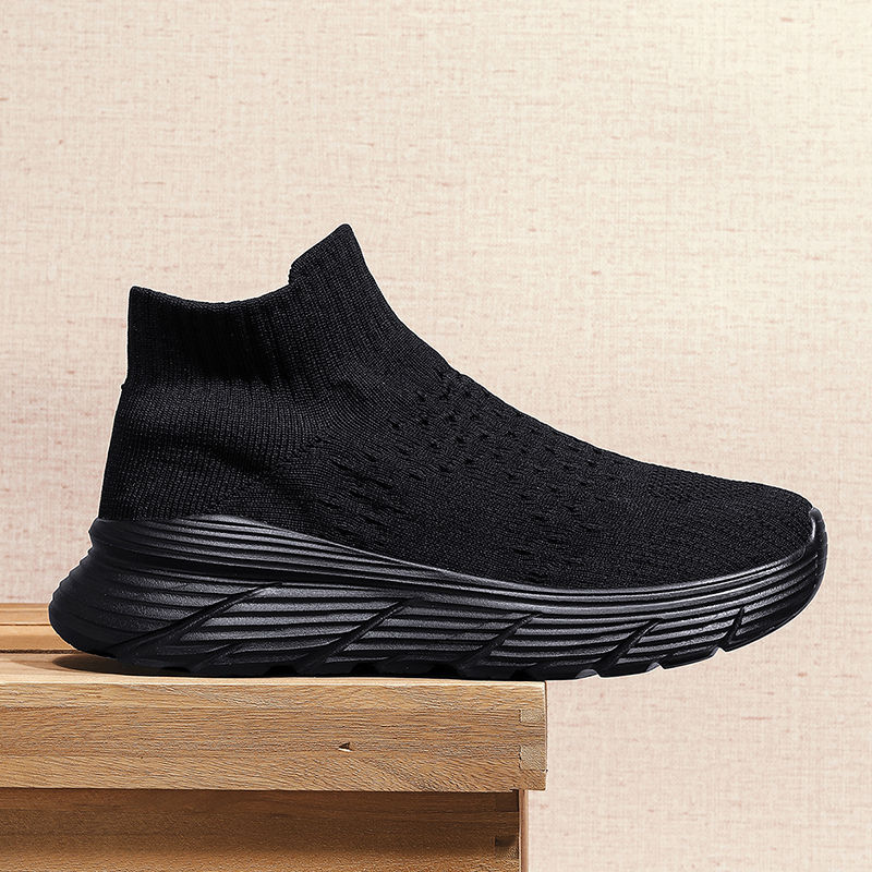 Hommes course marche chaussette chaussures mode espadrilles décontractées respirant chaussures de Sport léger hommes baskets chaussures décontractées