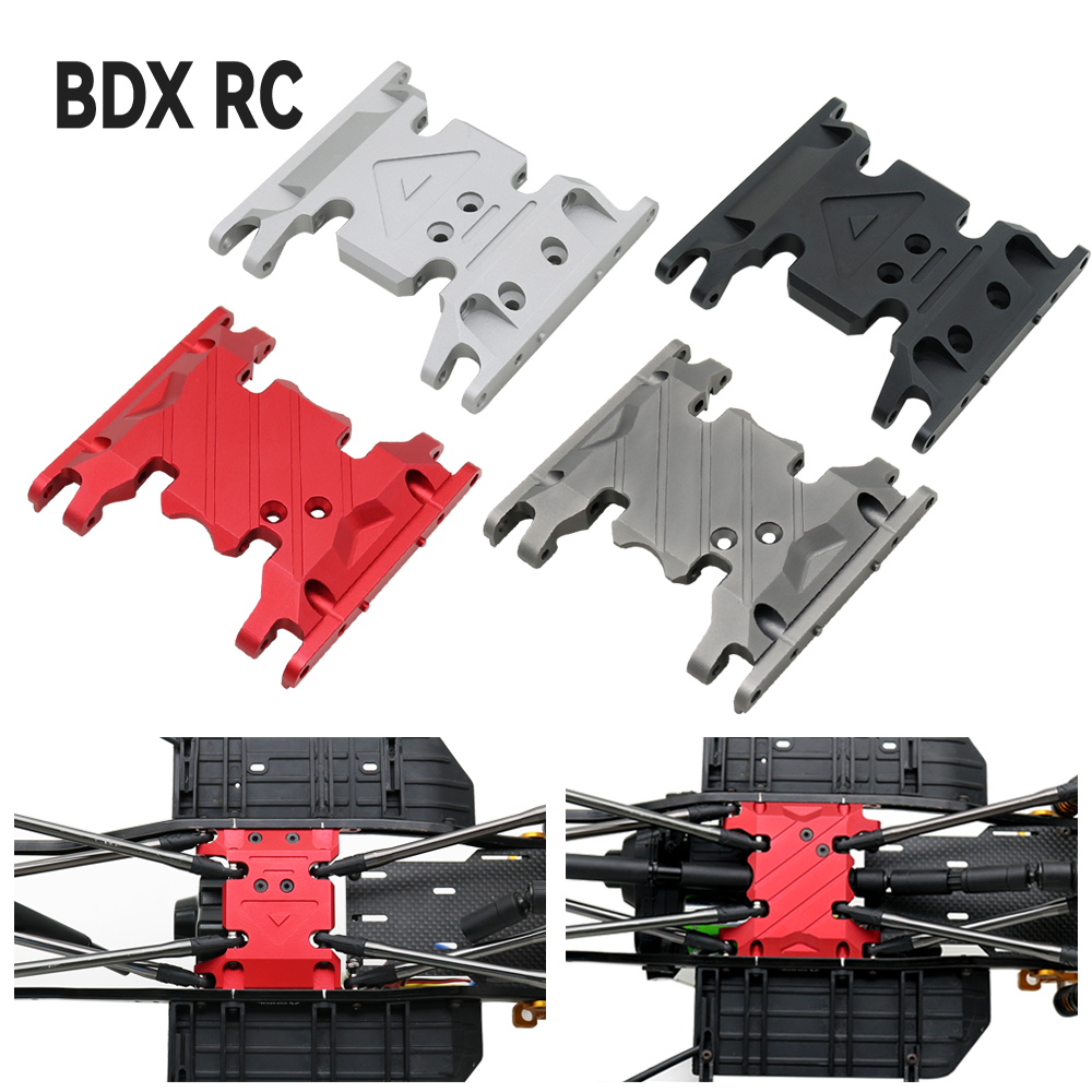 BDXRC Holder Transmisi Mount Gearbox Sasis Logam untuk 1/10 RC Crawler Axial SCX10 II 90046 90047 90075
