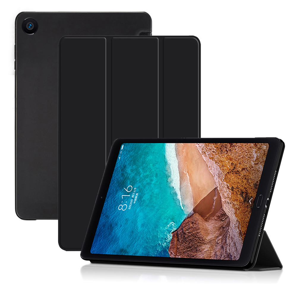 Pour Funda Xiaomi MiPad 4 Plus étui Ultra mince en cuir PU support de tablette intelligente Xiaomi MI Pad 4 plus 10.1 pouces housse de protection complète