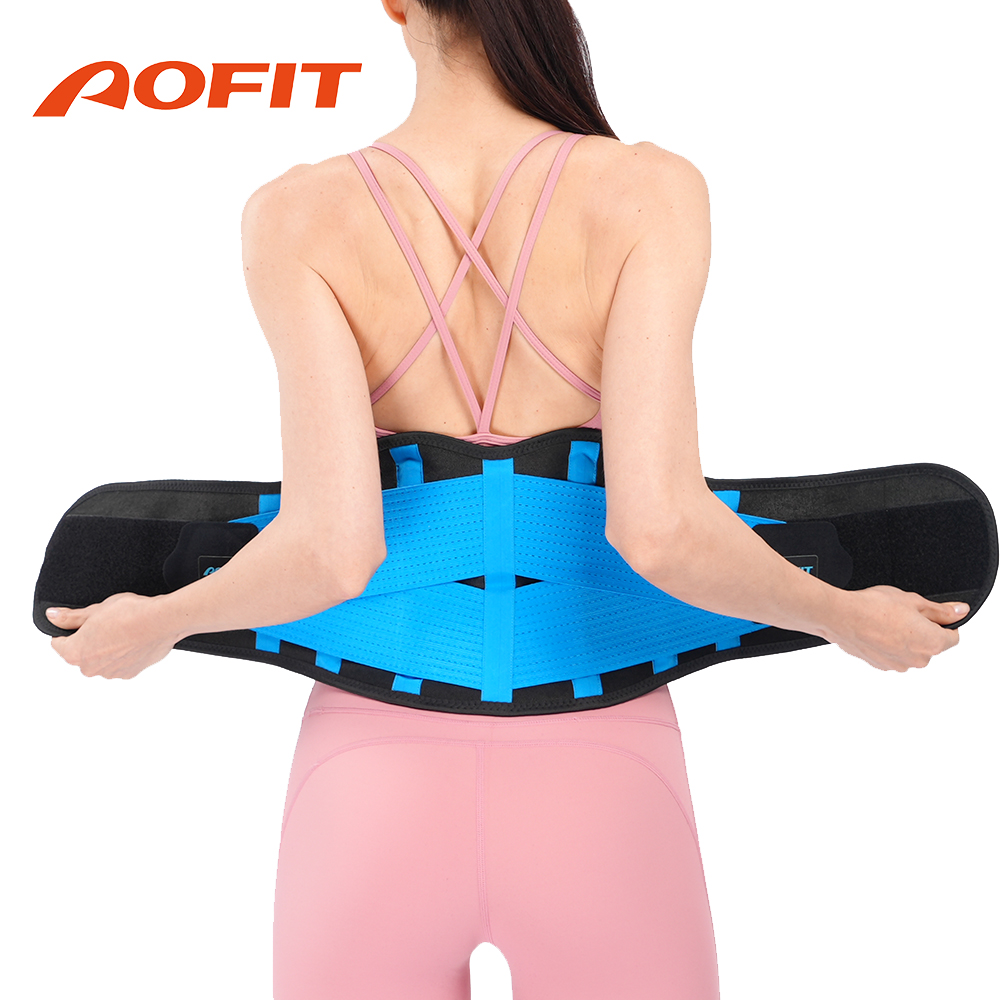 AOFIT спортивный пояс для поддержки спины, ортопедический корсет для мужчин и женщин, поясничный бандаж, защита для декомпрессии позвоночника, тренажер для талии