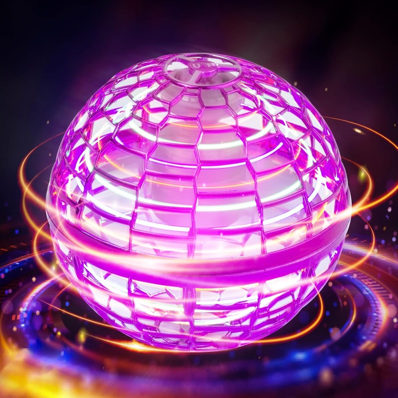 Brinquedo de bola de orbe voador 2025 boomerang pairar orb, girador voador paláctico, mini bola de drone manual, brinquedos infantis legais para meninos e meninas presentes