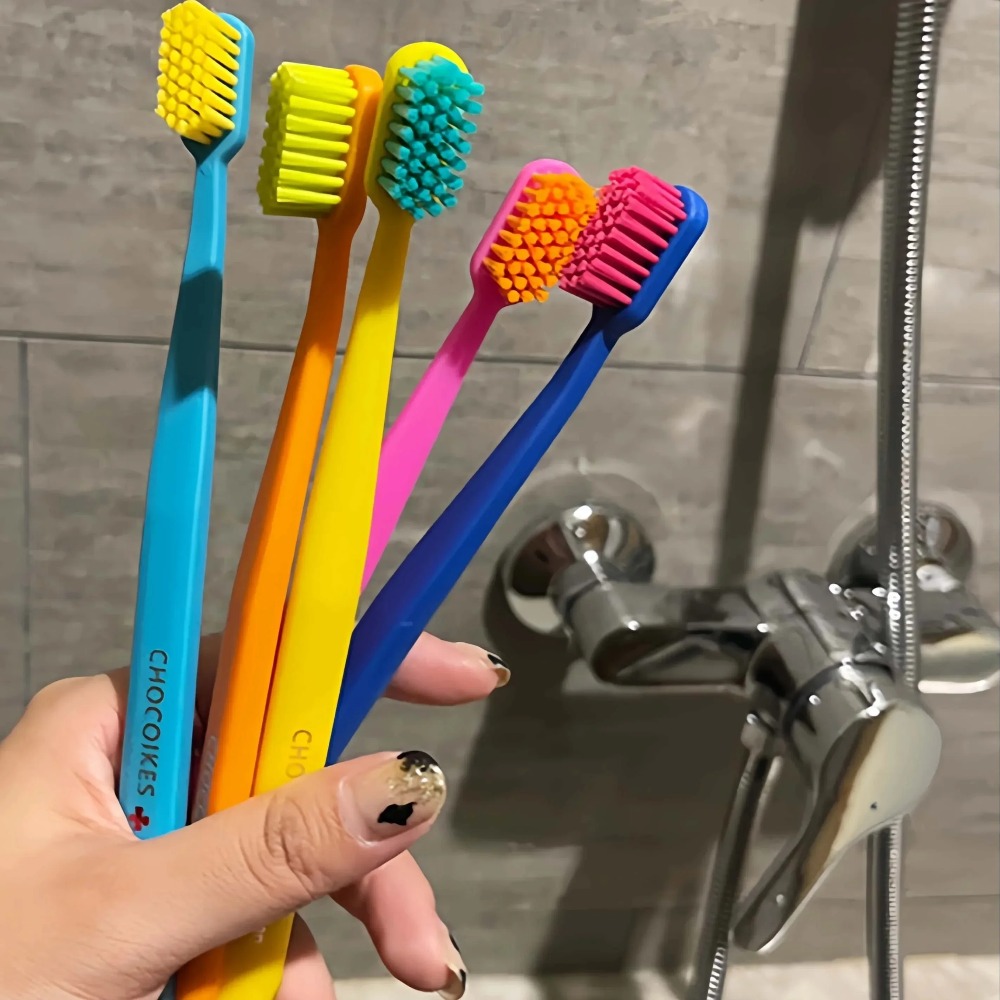 5pcs Soft Bristle Interdental Tooth Brush Set Portable Adult Deep Cleaning Dental Clean Tool Oral Hygiene Toothbrush