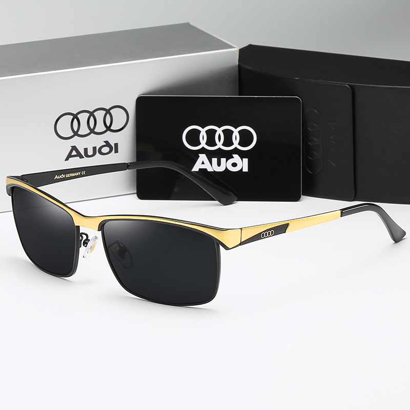 Audi Sunglasse Marchi di lusso da uomo Occhiali da sole polarizzati Occhiali da viaggio Occhiali da pilota classici con protezione UV 400 5591