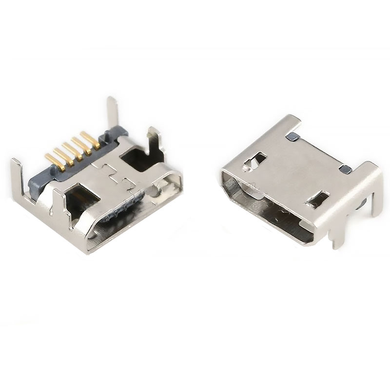 5-контактный разъем Micro USB, гнездовой порт, разъем для пайки, SMD SMT, гнездо для зарядки телефона Android, 5P, адаптер для ремонта микро-USB «сделай сам»