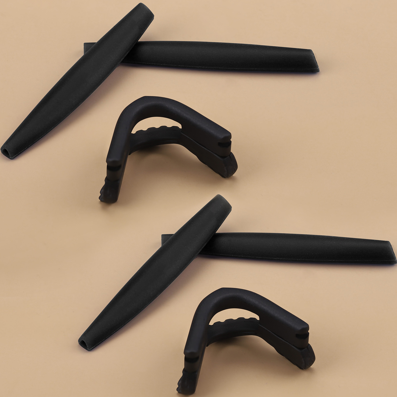 Kit di gomma di ricambio HDTAC Cuscinetti per orecchie e naselli per Oakley M Frame Strike, M Frame Strike ventilato, occhiali da sole con montatura M