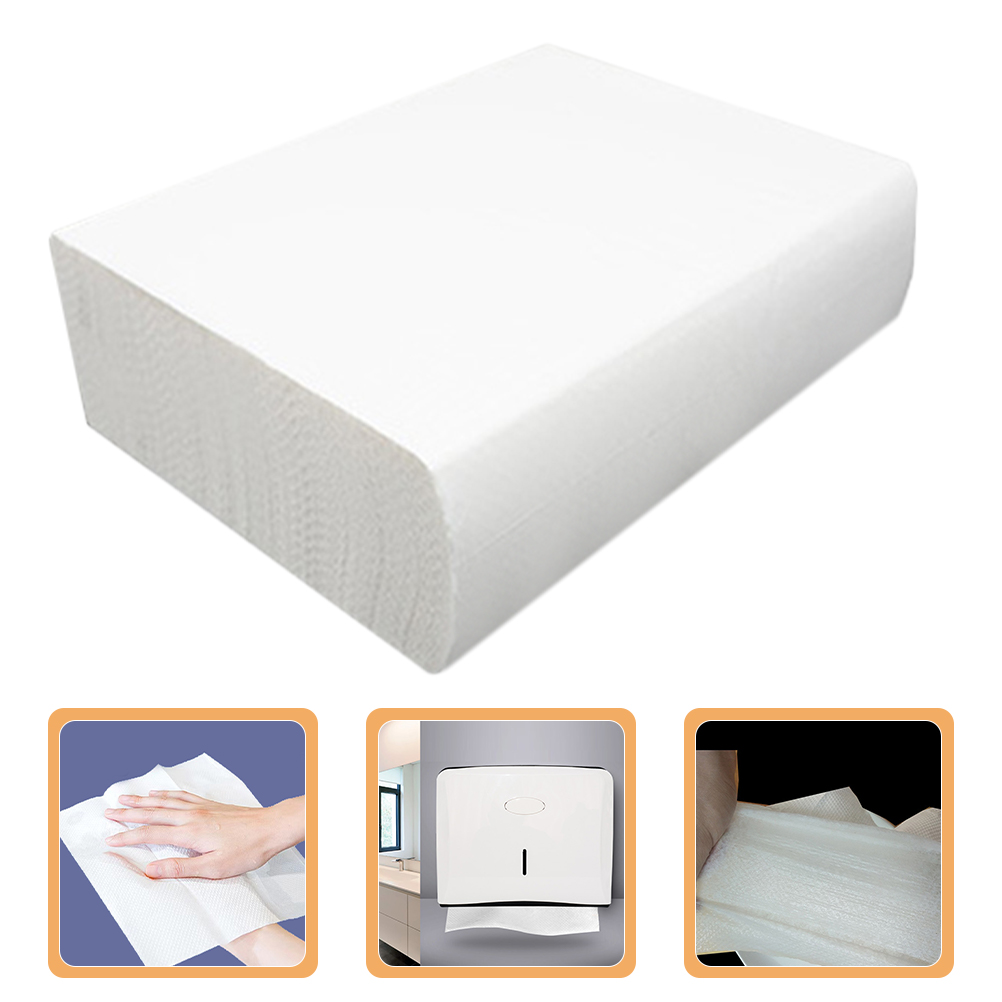 Toallas de papel gruesas, servilletas de mano para Hotel, baño, cocina, absorbente de agua, dispensador de recarga multifunción, tejido sanitario, 5 uds.