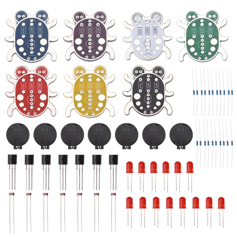 Weevils Eye Elektronische DIY-Kits, lichtempfindliches Augen-Kit, lichtempfindliches LED-Licht, Anfänger lernen, elektrisches Fun-Kit