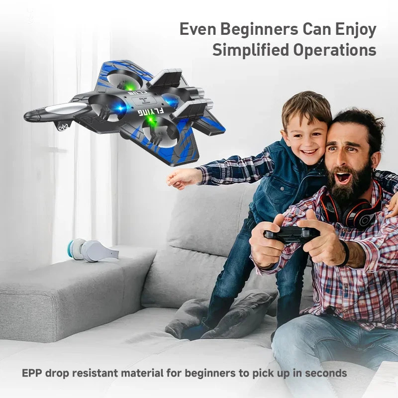 Avion RC en mousse EPP, planeur de cascadeur électrique, avion télécommandé, résistant aux chutes, jouets pour garçons et enfants CZ01 CZ63